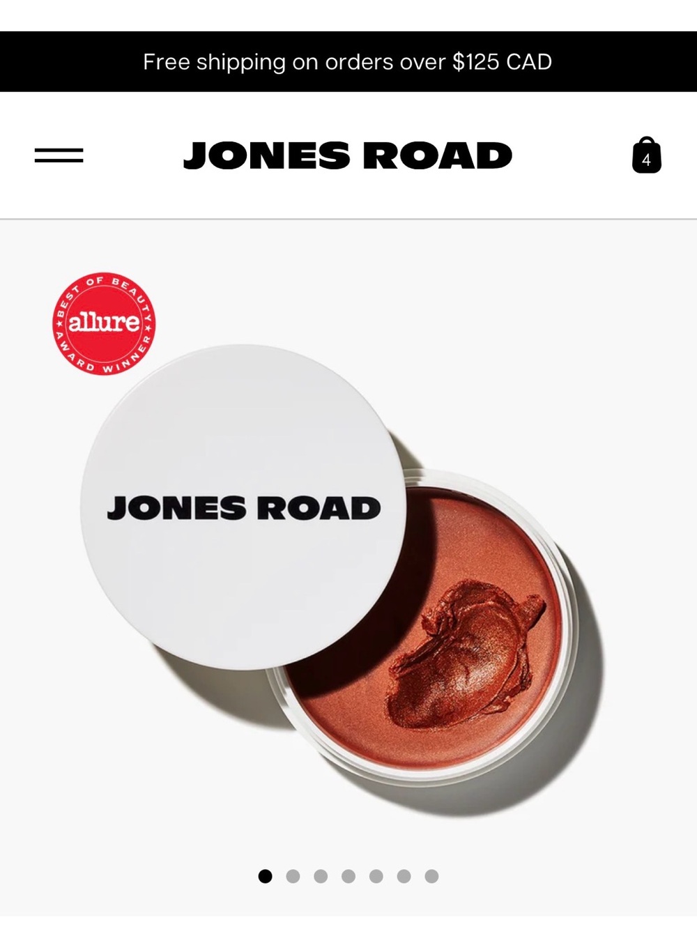 Jones Road miracle balm in bronze